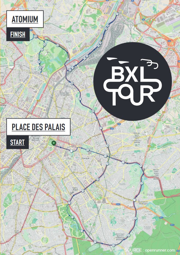 Carte BXL Tour 2019